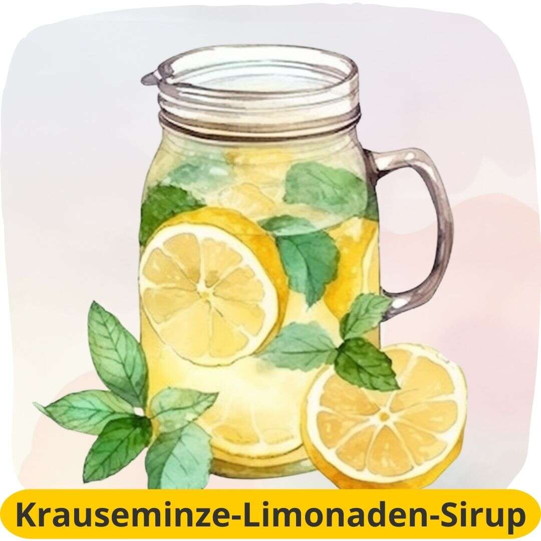 Krauseminze-Limonaden-Sirup
