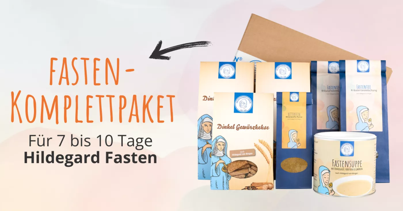 Titelbild: So unterstützt das Fastenpaket beim Hildegard Fasten!